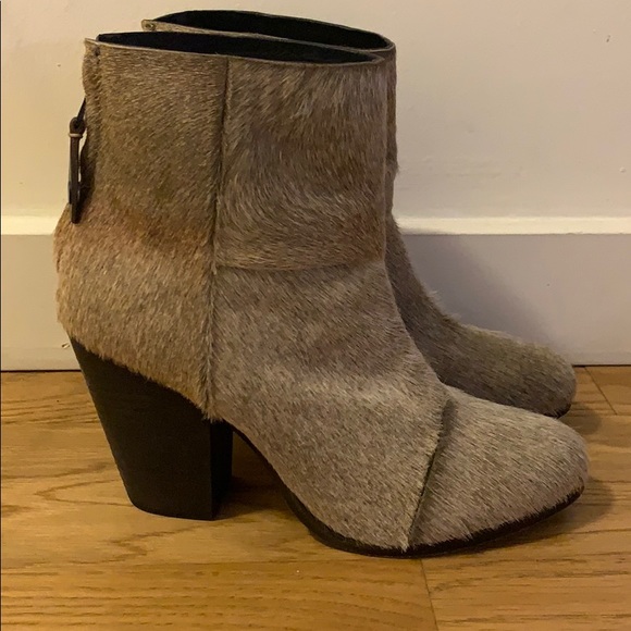 Rag and Bone Fur Booties size 40 - Picture 2 of 6
